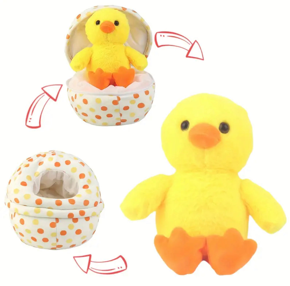 Plush Duck in Egg Plushie