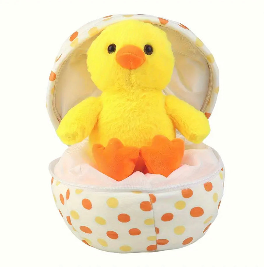 Plush Duck in Egg Plushie