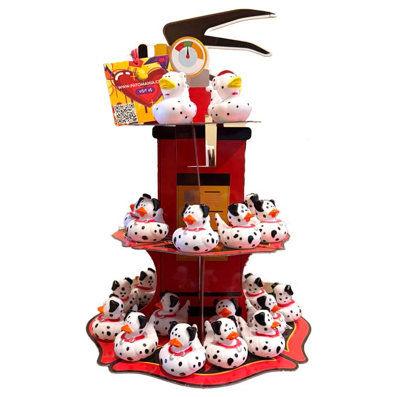 Retail Display Dalmatian Rubber Ducks